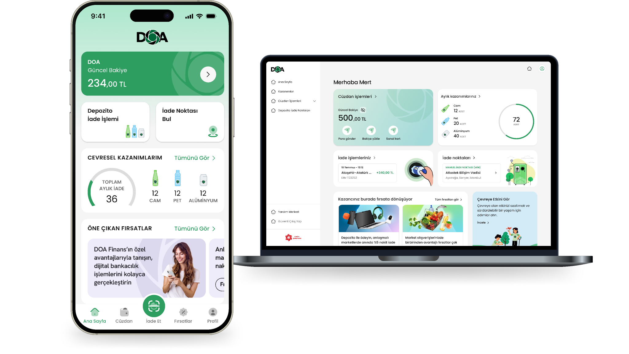 Web app mockup